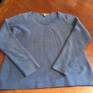 Tommy Bahama blue cotton sweater